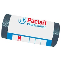 Мешки для мусора 60 л, черные, в рулоне 50 шт., ПНД, 6,2 мкм, 800х600 мм, PACLAN Professional, 604078 в Октябрьском