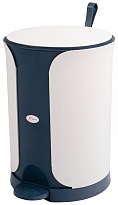Контейнер для мусора Sтилъ с педалью 7 л синий 7 синий в Октябрьском