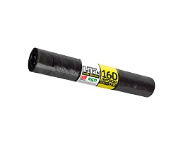 Мешки для мусора 160 л, черные, в рулоне 25 шт., ПВД, 40 мкм, 1100х800 мм, GRIFON, 101-030 в Октябрьском