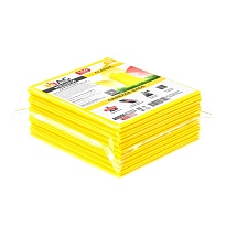 Мешки для мусора 160 л, желтые, в пачке 10 шт., ПВД, 40 мкм, 900х1100 мм, i-Bag в Октябрьском