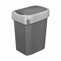 Контейнер для мусора Smart Bin 10 л (серый) 10 серый в Октябрьском