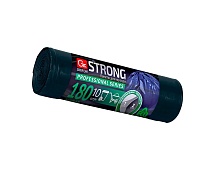 Мешки для мусора 180 л, двухслойные, синие, в рулоне 10 шт., ПВД, 40 мкм, 1100х900 мм, GRIFON SUPER POWER , 101-093